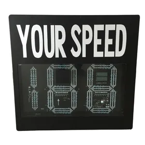 <span class=keywords><strong>Panneau</strong></span> de limitation de vitesse numérique clignotant, affichage dynamique de la vitesse par radar, panneaux LED pour zone scolaire - Product Image 1