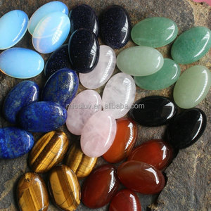 8mm-40mm ovale forme d'oeuf Flatback Cabochon pierres précieuses anneau composant de bijoux <span class=keywords><strong>pierre</strong></span> naturelle lunette <span class=keywords><strong>pierre</strong></span> pour bijoux à bricoler soi-même accessoires - Product Image 4