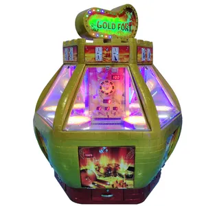Lucro alto Ouro Fort-Moeda empurrador jogo redenção máquina de jogo de arcade