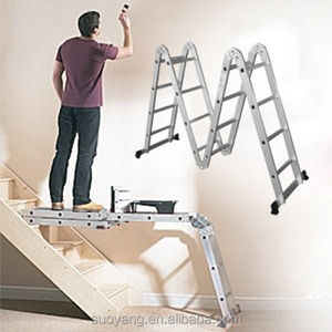 Escalera Plegable de Aluminio <span class=keywords><strong>Lidl</strong></span>, Escalera Multiusos - Product Image 2