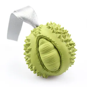 Wholesale Natural Rubber Durian Dog Chew Toy