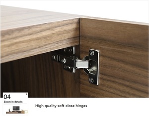 Jinshi — meuble TV Hangzhou Vermont, nouveau modèle en bois massif, placard en contreplaqué avec conception pour vitrine de <span class=keywords><strong>salon</strong></span>, <span class=keywords><strong>2021</strong></span> - Product Image 5