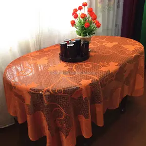Halloween table Linens crocheted pumpkin Lace table cloth Falls and Harvest Jacquard pumpkin table cloth