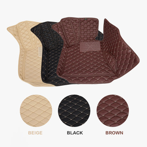 SONSANG <span class=keywords><strong>Tappetini</strong></span> Auto in Pelle 6D Personalizzabili, Resistenti e Antipolvere - Product Image 5