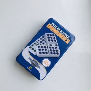 YUANHE-dominó doble de 9 colores, caja de hojalata, dominó de colores personalizado - Product Image 4