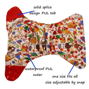 tela interior de gamuza lavable pañales de bebé pororo Pul impermeable impresión digital para <span class=keywords><strong>3</strong></span> -15 kgs. ajustable - Product Image 3