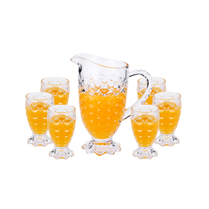 Hot Selling Mini Glass Pitcher Cup <strong>Tea</strong> <strong>Set</strong> Home Decor Wedding Jug Drinking Glass Cup Coffee <strong>Tea</strong> <strong>Pot</strong> <strong>Set</strong> - Product Image 3
