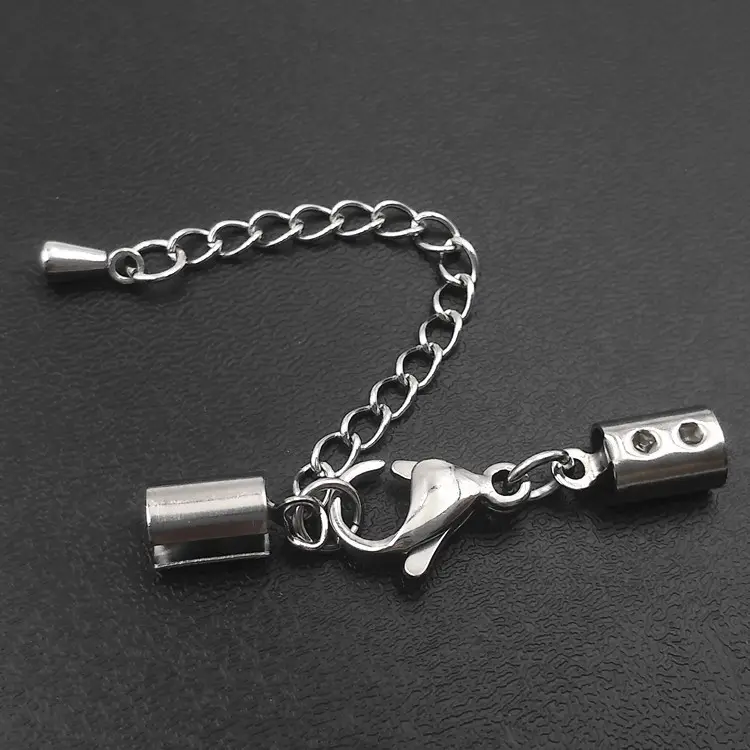 BXDT010 Stainless Steel Perhiasan Kalung Gesper untuk Membuat Gelang 2/3/4/5Mm