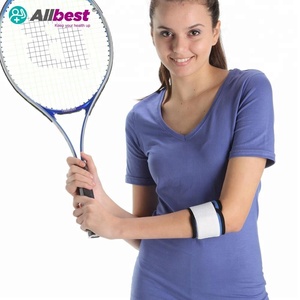 Attelle de soutien pour le coude de tennis Allbest Sports, taille unique, avec protection avancée, en nylon et coton, pour adultes - Product Image 1