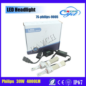 Haute lumen 4000lm <span class=keywords><strong>voiture</strong></span> <span class=keywords><strong>led</strong></span> phare 9005 PHILIP puce sans ventilateur 5S <span class=keywords><strong>led</strong></span> phare ampoules - Product Image 6