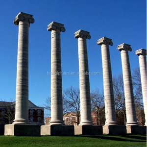 Colonnes et piliers en marbre <span class=keywords><strong>rouge</strong></span> poli de style romain européen pour la décoration extérieure des bâtiments - Product Image 3