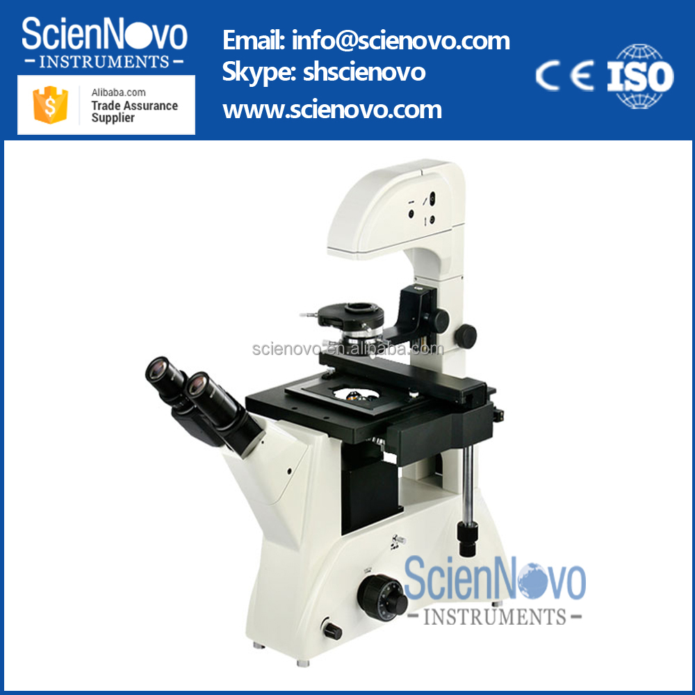 Scienovo XDS-3 100X--400X и 6V30W галогенная лампа, регулируемая яркость цифровой инвертированный микроскоп используется