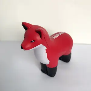 Kundenspezifische tier design fox form stress-ball