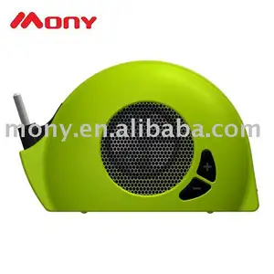 2014 Snail shape colorful portable mp3 mini speaker