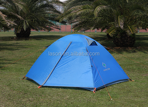 Tente de randonnée et de <span class=keywords><strong>camping</strong></span> imperméable de haute qualité à double paroi en fibre de verre pour 2 personnes - Product Image 3