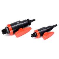 1/4 "of 1/2" 8mm slang PVC Kleppen en Druk Fittings Bemonsteringsklep voor chemische industrie