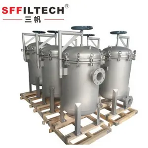 Water Bag Filter Housing High Precision Stainless Steel Filtration Wooden Case,stainless Steel 304/316 7-8 Bar or OEM CE SGS ISO