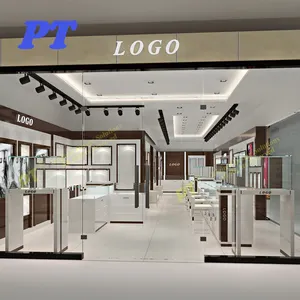 LED light jewellery showroom furniture counter design