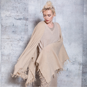 Automne Cachemire Mode Cape Tassel Tricoté Châle Cachemire <span class=keywords><strong>Poncho</strong></span> pour Dames - Product Image 2