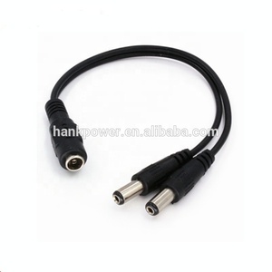DC Power Jack 1 Female to 2 Male Splitter <strong>Adapter</strong> <strong>Connector</strong> Cable for CCTV Power <strong>Adapter</strong> Cable - Product Image 4