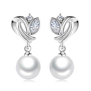 Boucles d'oreilles pendantes en imitation perle vintage de haute qualité, or rose, bijoux de mode pour femmes, cadeau de mariage ou d'anniversaire, vente en gros <span class=keywords><strong>E224</strong></span> - Product Image 1