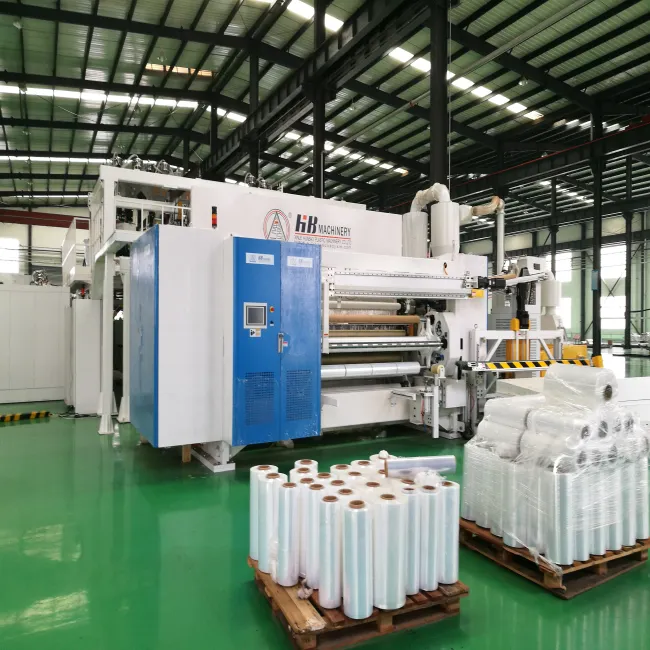 Máquina de fabricación de película de envoltura elástica, hb1500 mm