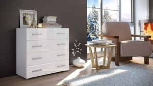 Nouveau design de commode en bois, armoire de tiroir de salon, commode de tiroir à haute brillance pour chambre à coucher - Product Image 3