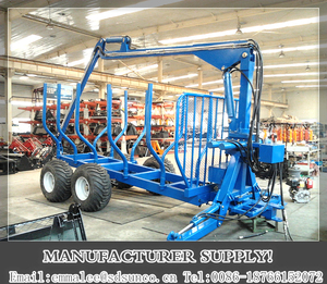 Usine fournir! machine forestière 5 tonnes Log remorque avec grue - Product Image 1