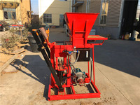 Bloc de verrouillage de moule LY 2-15 mini terre brique écologique à faible coût de guangzhou brique de boue faisant la machine