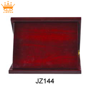 Hot Selling Red Wooden Plaque Award Anpassen Blank Desk Souvenir Holz Plakette Vintage Wand Holz Plakette