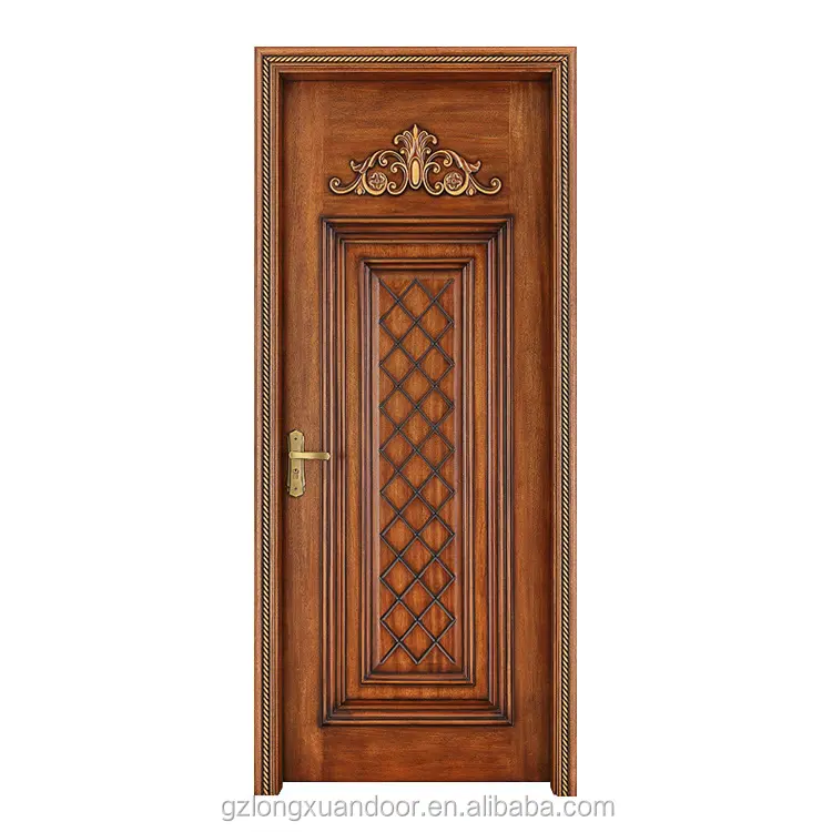 गुआंगज़ौ Casen लकड़ी एकल दरवाजा स्टाइलिश लकड़ी के दरवाजे डिजाइन