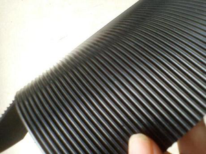 Anti Slip 3mm Deep V Ribber <strong>Rubber</strong> Sheet Deep V Ribbed <strong>Rubber</strong> Matting - Product Image 5