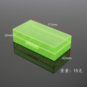 6 Màu Sắc Xách Tay Cứng Pin Nhựa Trường Hợp Chủ Lưu Trữ Trường Hợp Hộp Trường Hợp 18650 Pin Cho 18650 Pin - Product Image 3