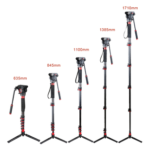 Bán Hot Xách Tay <span class=keywords><strong>Monopod</strong></span> Cayer CF35DVH4 Video <span class=keywords><strong>Monopod</strong></span> Có 5 Phần Sợi Carbon <span class=keywords><strong>Monopod</strong></span> Chân - Product Image 4