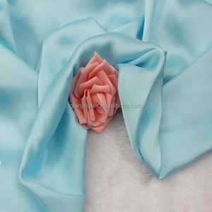 Sáng Bóng Mịn 100% Polyester Satin Dệt Mềm Mại Chiffon Scarf Vải