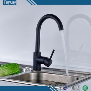 Pont <span class=keywords><strong>Mont</strong></span>é à Levier Unique 360 Degrés Rotation Froide Et Chaude Avec <span class=keywords><strong>Blanc</strong></span> Spot Cuisine Eau Du Robinet Noir C008P - Product Image 3