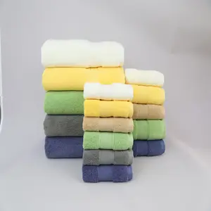 Spa二手柔软纺织品100% 纯棉柔软吸水浴巾