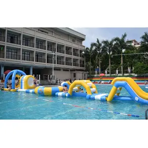 Công Viên Nước Aquapark Inflatable/Bể Bơi Thiết Bị Trò Chơi Nước Inflatable