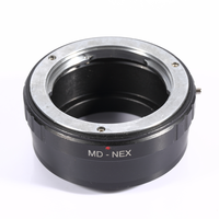 Anneau adaptateur d'objectif d'appareil photo NEX Massa en alliage d'aluminium usiné CNC, argent/noir, accessoires d'appareil photo réutilisables