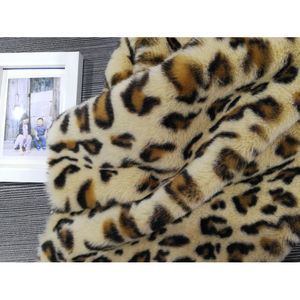 Estable China patrón de piedra púrpura <span class=keywords><strong>punta</strong></span> teñido de pelo largo Faux fur - Product Image 1