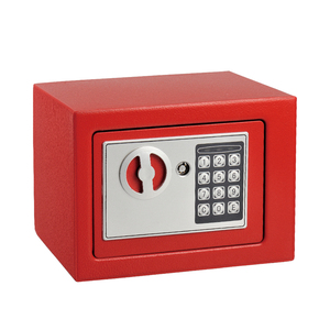 Coffre-fort électronique numérique en acier laminé à chaud Sinlen S17ET avec clé de secours, couleur personnalisée, 230x170x170mm, pour lieux publics et hôtels - Product Image 3