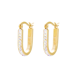 E-581xuping <span class=keywords><strong>Orecchini</strong></span> a <span class=keywords><strong>Clip</strong></span> in Oro Dubai con Zirconi, Gioielli in Oro per Donne - Product Image 1