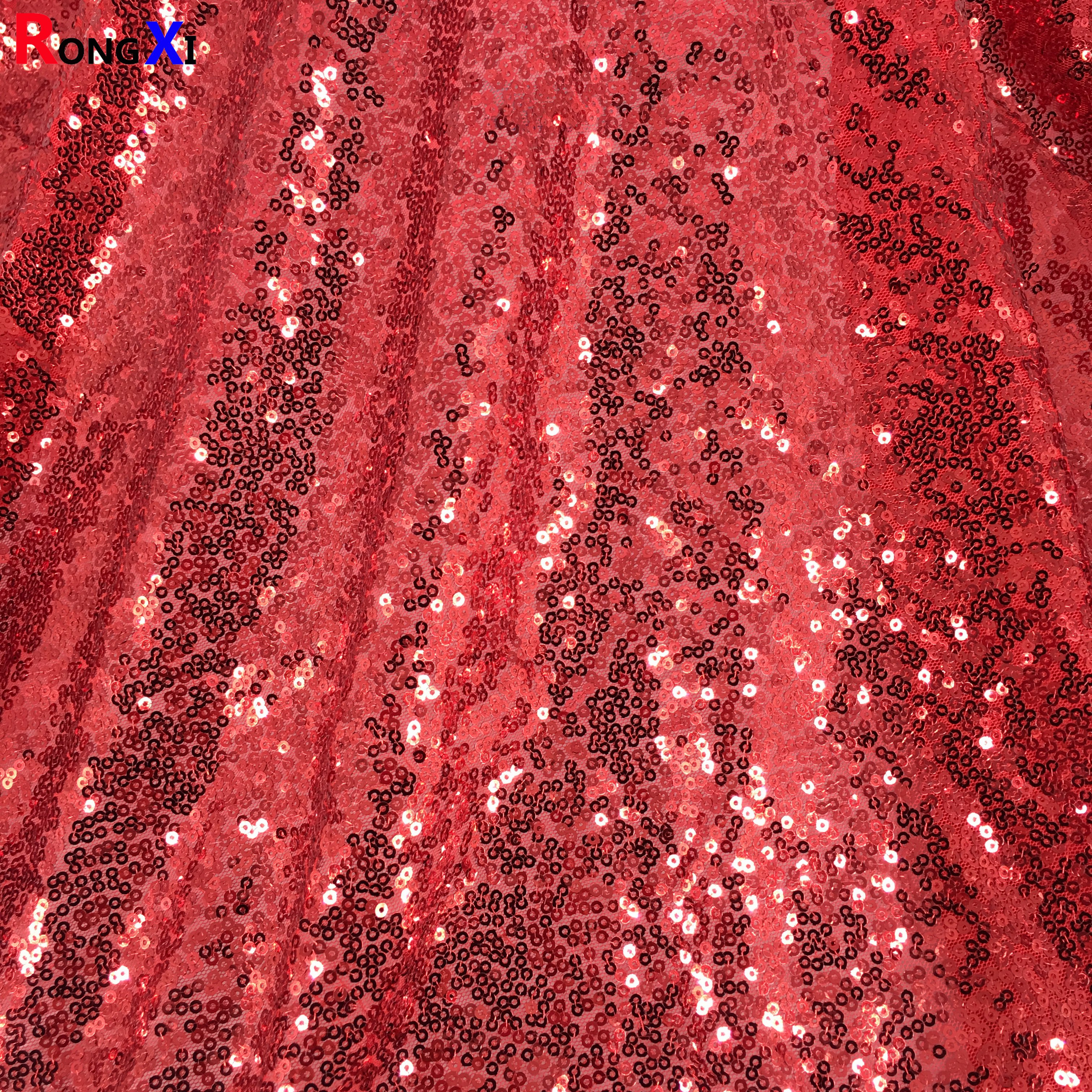 RXF0726 желтая 3 мм ткань из органзы с блестками для сублимации