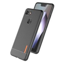 Meilleur Article De Vente Rayure Ligne TPU Couverture De Téléphone Pour Google Pixel 3 XL Cas
