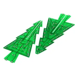 1Set 3D Pohon Natal LED DIY Kit Merah/Hijau/Kuning RGB LED Flash Sirkuit Kit Elektronik Menyenangkan suite Mainan Natal untuk Mega 2560