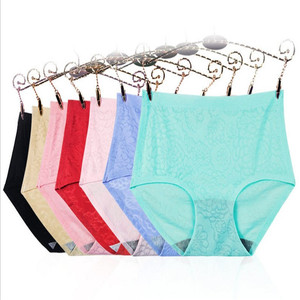 Unionpromo Haute Qualité Confortable Coton Dames Respirant Doux Sans Couture Boyshorts High Cut Print Solid Disponible XL Adultes - Product Image 5