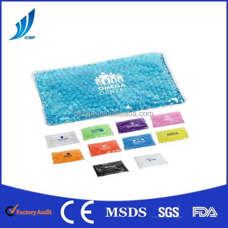 Hot cold PVC Gel Pack compress bag put your Logo on the product