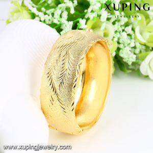 Xuping dubai 24K color oro estilo <span class=keywords><strong>inimitable</strong></span> y único brazalete, anillo aretes y collar set de joyas para mujeres - Product Image 5