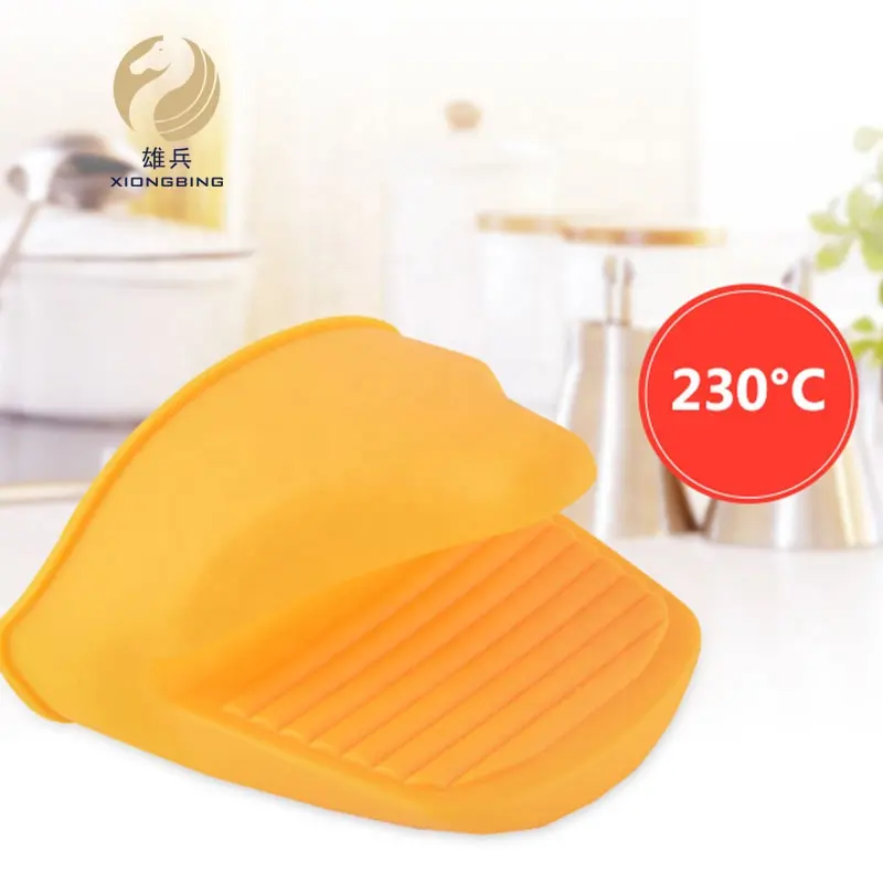 Isıya dayanıklı fırın eldiveni ve tutacak en iyi ticari çalışma mutfak silikon koruma el özelleştirilmiş 110*110*25mm 50.00