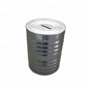 Salvadanaio a Forma di Tamburo Rotondo in Latta con Fessura per Monete per Bambini e <span class=keywords><strong>Risparmio</strong></span> Domestico - Product Image 1